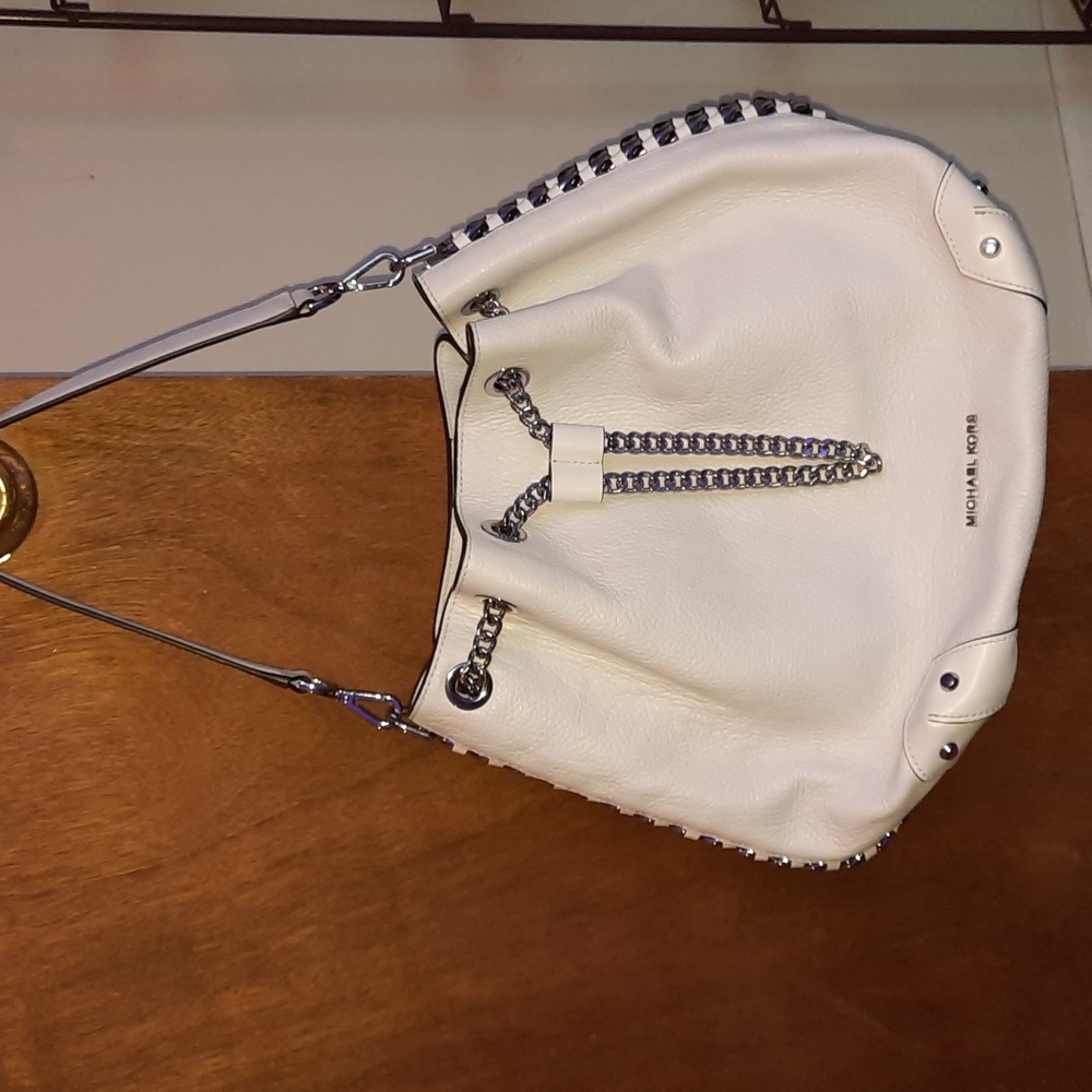 White Michael Kors purse